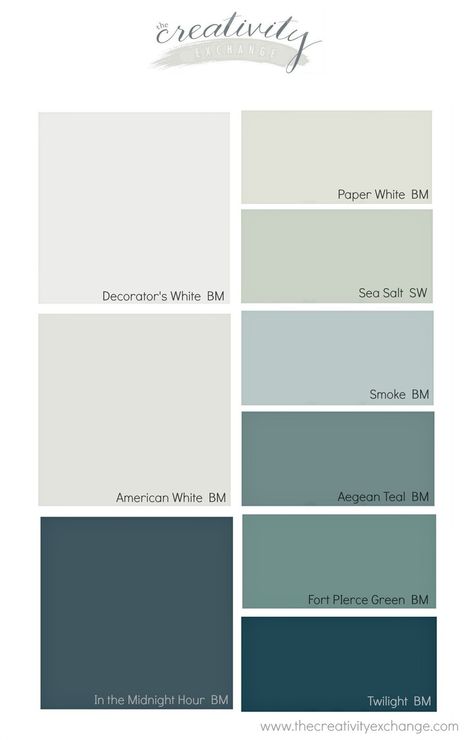 Cottage Flooring, Coastal Paint Colors, Coastal Paint, Transitional Coastal, Best Paint, Coastal Pillows, Coastal Living Rooms, Coastal Colors, Coastal Bedrooms