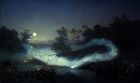 Dancing Fairies, 1866, by August Malmström Dancing Fairies, Arte Occulta, Fairies Dancing, Arte Obscura, Ethereal Art, Le Havre, Detail Art, Classical Art, Art Plastique