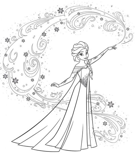 Elsa Coloring, Elsa Coloring Pages, Frozen Coloring Pages, Disney Princess Coloring Pages, Princess Coloring Pages, Princess Coloring, Coloring Pages For Girls, Cartoon Coloring Pages, Disney Coloring Pages