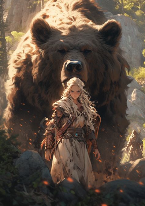 Bear Character Design, Iphone Wallpaper Aesthetic, Heroic Fantasy, Wallpaper Iphone Wallpaper, 캐릭터 드로잉, Dnd Art, Backgrounds Wallpapers, Mythical Creatures Art, Wallpapers Iphone