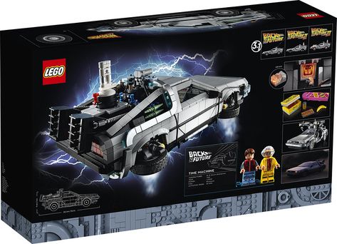 Go Back To The Future With The LEGO Time Machine - BricksFanz Delorean Time Machine, Model Cars Building, Shop Lego, Lightning Rod, Marty Mcfly, Model Building Kits, Buy Lego, Lego Creator, Lego Cars