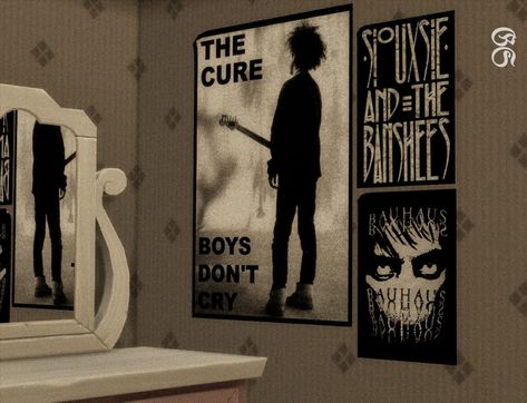 Goth Room Sims 4 Cc, Goth Cas Background Sims 4, Band Posters Sims 4 Cc, Sims 4 Tattoo Shop Cc, Goth Sims 4 Cc Patreon, Ts4 Cc Goth Furniture, Sims 4 Goth Build Cc, Goth Sims4 Cc, Sims 4 Goth Bedroom