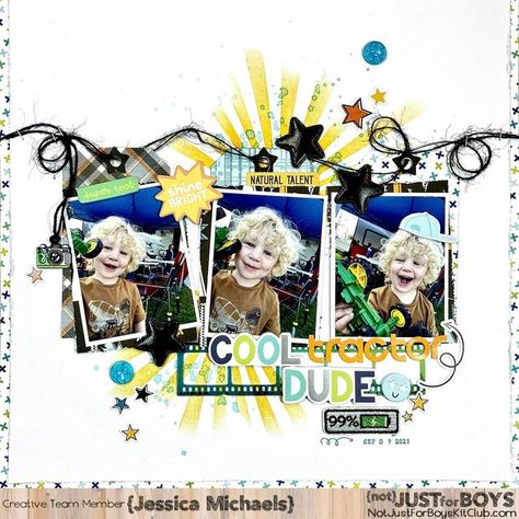 Multi Photo Scrapbook Layouts, Scrapbook Bebe, Nature Scrapbook, Boy Scrapbook Layouts, Scrapbook Boys, Alphabet Stickers, Multi Photo, Photo Layouts, Photo Scrapbook