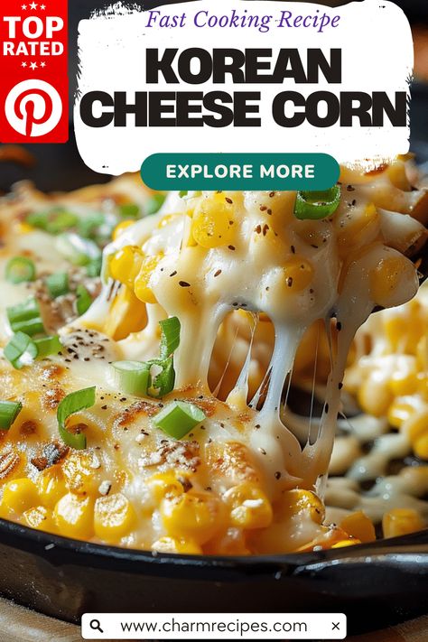 How to Make Korean Cheese Corn at Home Corn Cheese Korean, Korean Cheese Corn, Korean Corn Cheese Recipe, Korean Corn Cheese, Korean Corn, Cheesy Corn, Cheese Corn, Corn Cheese, Hot Cheese