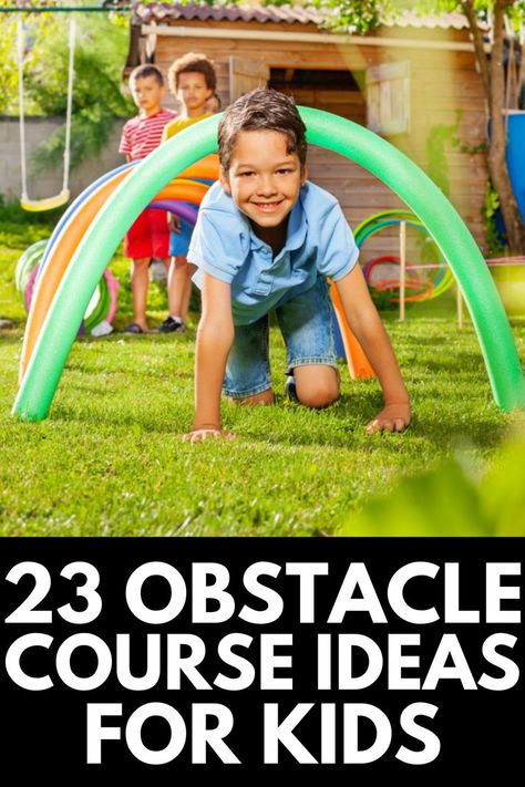 Obstical Course For Kids, Obstacle Course Ideas For Kids, Obstacle Course Party, Obstacle Course Ideas, Obstacle Course Games, Obstacle Course For Kids, Field Day Activities, Backyard Obstacle Course, Kids Obstacle Course