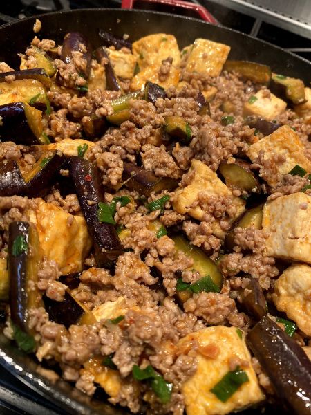 Eggplant And Ground Pork Recipe, Chinese Eggplant With Ground Pork, Ground Pork And Eggplant Recipes, Pork Eggplant Stir Fry, Ground Pork And Tofu Recipe, Eggplant Pork Recipes, Pork Eggplant Recipe, Pork Tofu Recipe, Ground Pork Stir Fry