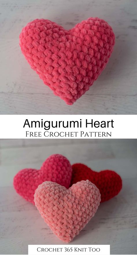 Crochet Puff Heart Pattern, Valentine’s Day Amigurumi, Crochet Valentines Day Patterns Free, Valentine’s Day Crochet Patterns, Valentines Day Crochet Patterns Free, Valentines Crochet Patterns Free, Valentines Amigurumi, Crochet Animals Easy, Crochet Valentines Day