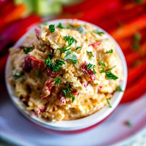 Jalapeno Pimento Cheese Recipe, Homemade Pimento Cheese Recipe, Pimento Cheese Recipe, Pimento Cheese Dip, Homemade Pimento Cheese, Pimento Cheese Recipes, Homemade Mayonnaise, Smoked Gouda, Pimento Cheese