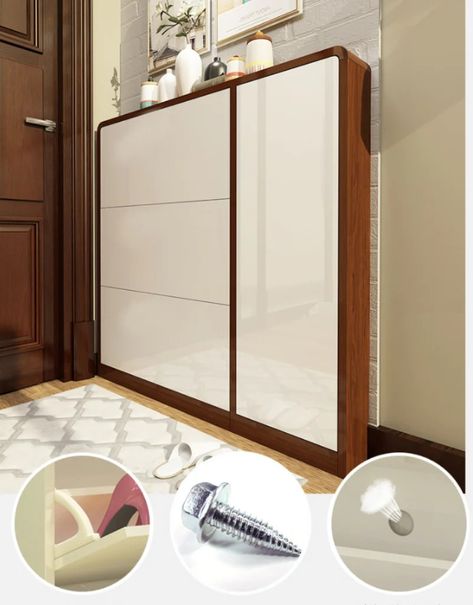 Shoe Cabinet Entryway Modern, Shoe Storage Design, Shoe Cabinet Design, Sofa Table Design, Modern Shoe Rack, Shoe Cabinet Entryway, Entry Room, Entryway Modern, Shoes Cabinet