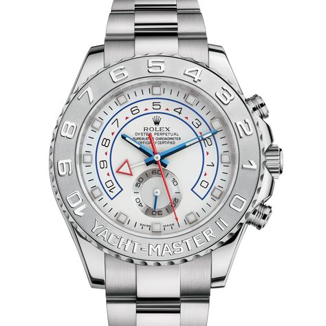 Rolex Yacht-Master II 116689 White Gold & Platinum Watch (White) Yachtmaster Ii, Rolex Yachtmaster Ii, Rolex Yachtmaster, Yacht Master Ii, Rolex Milgauss, Rolex Cellini, Buy Rolex, Yacht Master, Rolex Explorer Ii