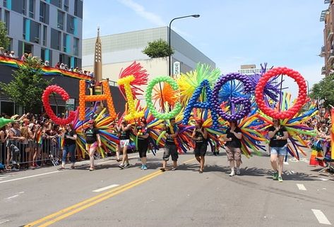 CHICAGO PRIDE WEEKEND  Stepping into the weekend like...  We the people declare today that the most evident of truths  that all of us are created equal  is the star that guides us still; just as it guided our forebears through Seneca Falls and Selma and Stonewall.  Barack Obama  #PRIDE #LGBTQ #GLDGLove #flag #beyourself #gay #bold #CHICAGOPRIDE #pride #pridemonth #rainbow #goals #weekendvibes #summertimechi #parade #design #diversity #celebrate #designerlife #inspiration #create #truecolors #chi Chicago Pride Parade, Chicago Flowers, Chicago Pride, Pride Weekend, Documentary Filmmaking, Hd Icons, American Freedom, Balloon Centerpieces, Pride Parade