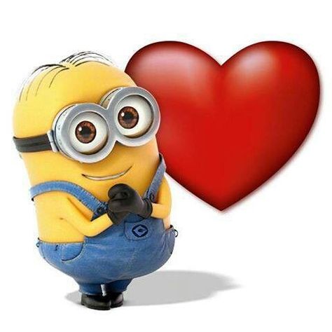 Minions GIFs - Find & Share on GIPHY Amor Minions, 3 Minions, Minions Images, Bisous Gif, Foto Disney, Minions Love, Cute Minions, Minions Wallpaper, A Minion