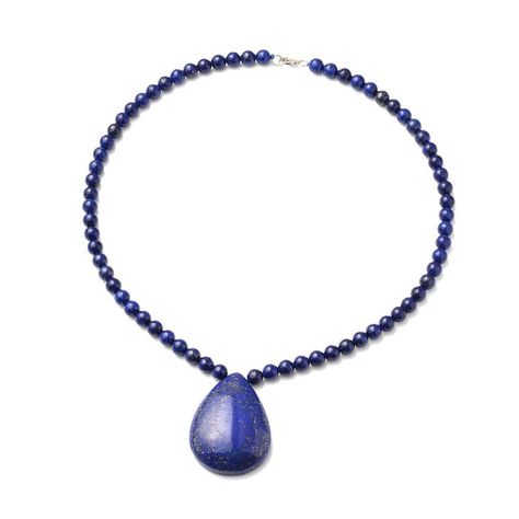 PRICES MAY VARY. Beautiful Blue - This beautiful beaded necklace features a genuine lapis lazuli pendant set in 925 sterling silver. The vibrant blue stone is believed to promote self-awareness, creativity, and inner truth, making it the perfect accessory for the modern woman. Quality Craftsmanship - This lapis lazuli necklace is made with high-grade semi-precious stones flecked with gold pyrite, set in 925 sterling silver. The metal is durable and won't rust, and is also free of nickel and lead Women Christmas Gifts, Beautiful Beaded Necklaces, Birthday Jewelry, Lapis Lazuli Pendant, Lapis Lazuli Necklace, Blue Gift, Teardrop Pendant, Birthday Jewelry Gift, Christmas Gifts For Women