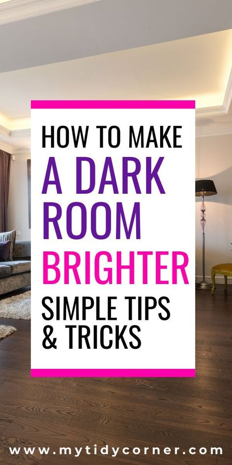 Brighten Up A Dark Room, Bright Floor Lamp, Brighten Room, Dark Dining Room, Dark Basement, Dark Hallway, Dark Living Rooms, A Dark Room, Dark Floors