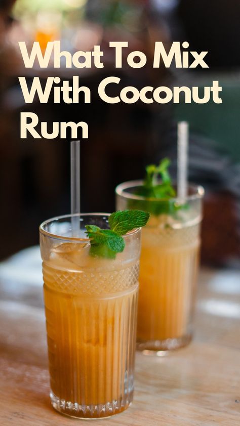 What To Mix With  Coconut Rum Best Coconut Rum Drinks, Drinks With Coconut Rum Easy, Drinks To Make With Malibu Coconut Rum, Cruzan Coconut Rum Recipes, Coconut Rum Drinks Easy, Simple Drinks With Malibu Rum, Drinks With Malibu Coconut Rum, Pineapple Coconut Rum Drink, Recipes With Malibu Coconut Rum