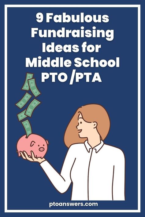 Fundraising for Middle School PTO and PTA groups doesn't have to be an impossible mission! This article has 9 fabulous fundraiser ideas that offers tons of fun and have the opportunity to raise lots of money at the same time. School Council Ideas, Middle School Fundraisers, School Fundraising Events, Pta Events, Pta Fundraising, Fun Fundraisers, School Pto, Pta School, Parent Night