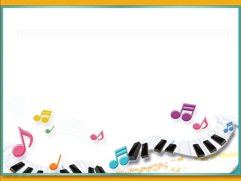 Music Ppt Background, Music Background Design, Musical Notes Clip Art, Wallpaper Frames, Ppt Wallpaper, Piano Background, Music Border, Music Frame, Birthday Wishes For Women