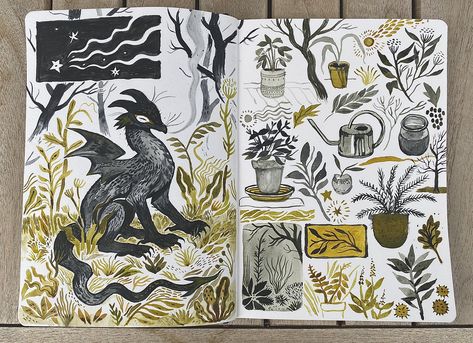 Eli Spencer, Artist Journal, Sketchbook Art Journal, Halloween Illustration, Art Storage, Sketchbook Pages, Amazing Drawings, Sketchbook Journaling, Sketchbook Inspiration