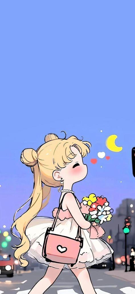 Sailor Moon Drops, Sailor Moon Background, Sailor Moon Screencaps, Girl With Flowers, Arte Sailor Moon, Moon Wallpaper, Sailor Moon Aesthetic, Sailor Moon Wallpaper, Sailor Moon Character