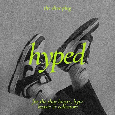 Logos | Branding | Print | Web | SMM on Instagram: "HYPED 👟 Hyped: the feeling you get when you finally found the trainers you have been looking for 🔥 I am utterly obsessed with how the branding turned out! The neon pop against the black and white… oof 🤤 ———————————————————— Give your business the branding it deserves! We are now taking bookings for March 2023 and beyond! 🗓 Email or DM to start the process: 📧 info@ageproductions.co.uk 📱 ageproductionsuk #trainerlogo #sneakerheaduk #train Black And White Branding With Pops Of Color, Branding Design Black And White, Billie Branding, Black And Neon Branding, Fluorescent Branding, Black And White Brand Identity, Punk Branding, Movement Branding, Neon Branding