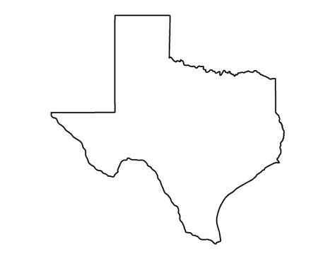 Texas pattern. Use the printable outline for crafts, creating stencils, scrapbooking, and more. Free PDF template to download and print at http://patternuniverse.com/download/texas-pattern/ Printable Outline, Texas Outline, Texas Quilt, Texas Crafts, State Of Texas, State Outline, Design Guide, Applique Patterns, Printable Patterns