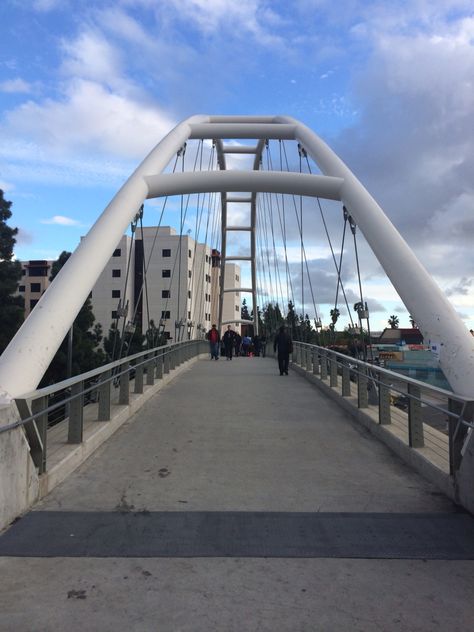 Bridge to the dorms on the east side San Diego State University, Montezuma, University Campus, East Side, The East, State University, San Diego, Bridge, University