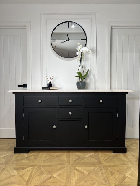 Mid Century Revamped Black Large Sideboard. Drinks Cabinet. Dining Room furniture. Bedroom Storage. Room Furniture Bedroom, Cabinet Dining Room, Sideboards Living Room, Mid Century Sideboard, Black Sideboard, Kitchen Sideboard, Large Sideboard, Drinks Cabinet, Furniture Bedroom