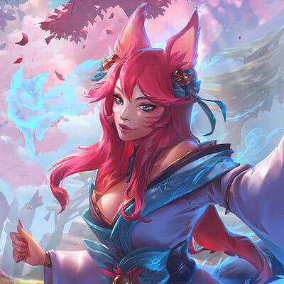 ArtStation - VALORANT - Sage Lunar year celebration Spirit Blossom Ahri, League Of Legends Art, Spirit Blossom, Ahri Lol, Ahri League, League Of Legends Game, Bye Felicia, League Of Legends Memes, Rupaul's Drag Race