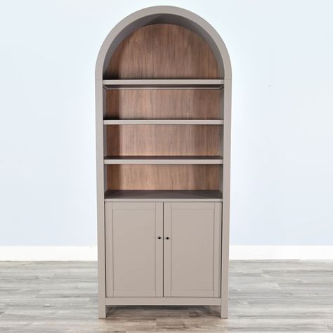 Kitchen Arched Cabinet Doors, Bookcase Round Door, Are Arched Kitchen Cabinet Doors Dated, Round Bookcase With Doors, Standing Shelves With Doors, Double Arch Hutch, Scandinavian Display Cabinet, Arch Bookcase Door, Tall Hutch Cabinet