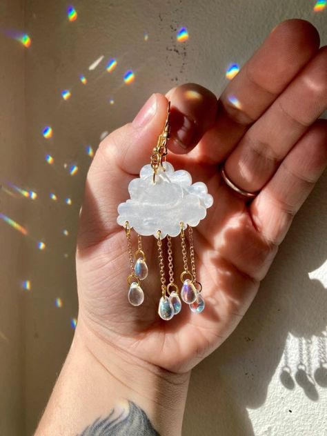 This Dangle & Drop Earrings item by ShineBoutiqueDesign has 785 favorites from Etsy shoppers. Ships from Allston, MA. Listed on Feb 27, 2023 Rain Earrings, Cloud Earrings, Kawaii Earrings, Rain Cloud, Gothic Earrings, Thrift Shop, Summer Earring, Shop Ideas, Clear Quartz Crystal