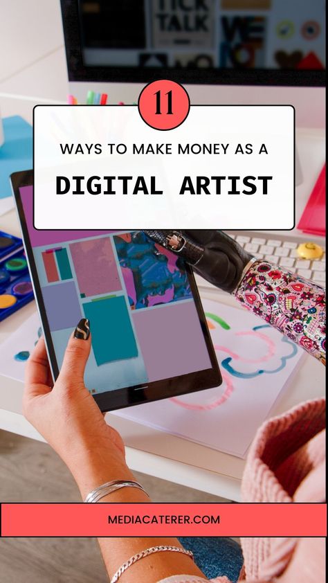 In today’s busy world it’s pretty difficult to balance creating/learning digital art consistently and have a full-time job. Also worth mentioning is that many talented artists aren’t even aware of how to monetize digital art. Despite the challenges, there are multiple ways digital artists make money which allows them to achieve their dream career. In this article, I’m going to go over many ways that show you how to sell digital art online and make money. Digital Art That Sells, Digital Art Business Ideas, Digital Art For Sale, Trending Digital Art, Make Money With Procreate, How To Sell Digital Art, How To Make Money As An Artist, How To Sell Art Online, Digital Artist Studio