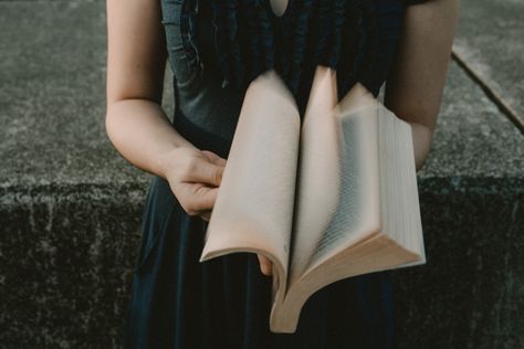 Selective Focus Photography, Standing Woman, An Open Book, Photographer Pictures, Focus Photography, Photography Images, Free Photography, Book Book, Wallpaper Download