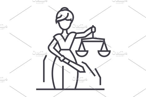 lawyer woman,speech in court vector line icon, sign, illustration on background, editable strokes #Sponsored , #Affiliate, #court#vector#line#lawyer Lawyer Drawing, Lawyer Woman, Justice Statue, Urban Icon, Sign Illustration, Presentation Design Layout, Applying Eye Makeup, Vector Line, Creative Sketches