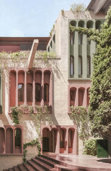 Image 3 of 16 from gallery of La Fábrica by Ricardo Bofill: A Harmonious Blend of Past and Present. © María González Hejazi Architecture, Bofill Architecture, Monochromatic Architecture, Romanian Architecture, Masters Thesis, Ricardo Bofill, Iconic Architecture, Architecture Drawing Plan, Hotel Plan