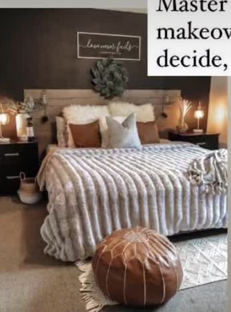 Western Bedroom Decor, Western Rooms, Bedroom Deco, Bedroom Decor Cozy, Redecorate Bedroom, House Things, Room Makeover Bedroom, Remodel Bedroom, Rustic Bedroom