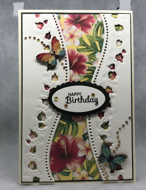 Paper Phenomenon Projects, Shimmer Powder Cards, Stamped Cards Ideas, Hand Crafted Cards, Flowers And Butterflies, Making Greeting Cards, Elegant Cards, Fancy Fold Cards, Birthday Cards Diy