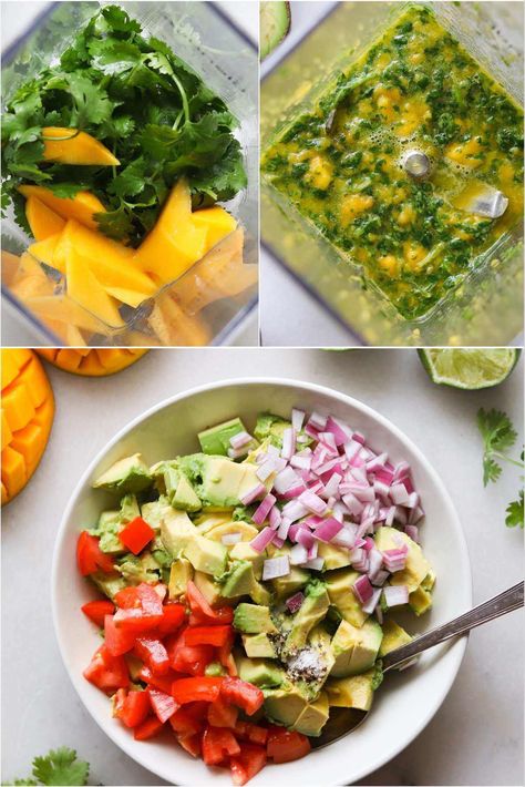 Sweet, juicy mangos, spicy jalapeño, creamy avocado, and bright lime juice are just some of the ingredients that make this Whole30 and Vegan Mango Guacamole recipe something truly special. It's always a crowd pleasing dip to serve with your favorite tortilla or plantain chips, or on top of any Mexican-inspired dish! #cookathomemom #whole30recipes #guacamole #avocado Mango Guacamole Recipe, Mango Guacamole, Whole30 Vegan, Plantain Chips, Guacamole Recipe, Cook At Home, Whole 30 Recipes, Vegan Paleo, Gluten Free Vegetarian