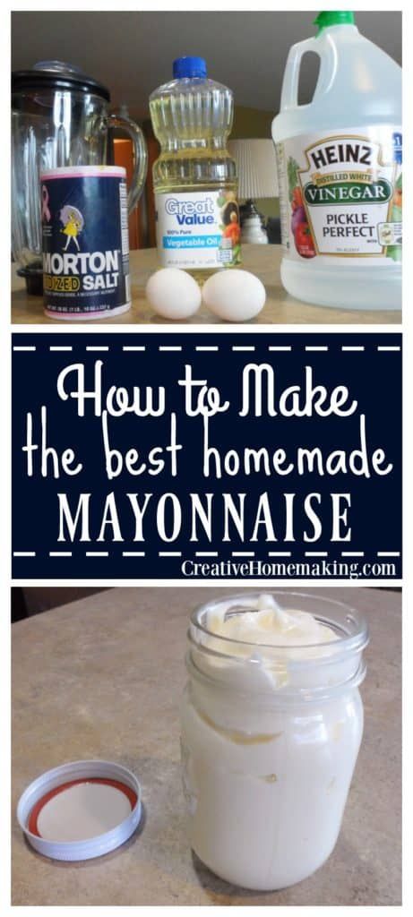 Homemade Mayo Recipe, Homemade Mayonnaise Recipe, How To Make Mayonnaise, Homemade Mayo, Sugar Recipes, Mayonnaise Recipe, Homemade Condiments, Condiment Recipes, Homemade Mayonnaise