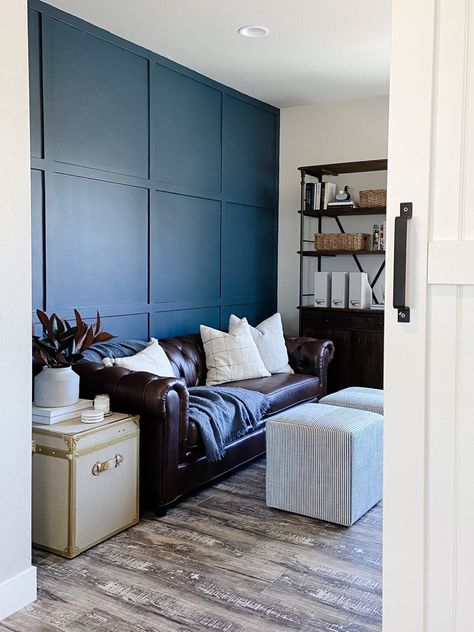 Sherwin Williams Navy Blue, Sherwin Williams Navy, Navy Paint Colors, Sherwin Williams Blue, Navy Blue Paint Colors, Blue Home Offices, Best Blue Paint Colors, Navy Blue Paint, Navy Blue Living Room