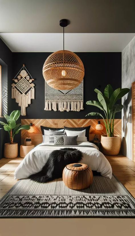 We all want to be proud of our humble abodes. But determining what color scheme and furniture best compliment a space can feel like a monstrous task when interior design just doesn’t come innately. Bedroom Macrame Wall Hanging, Layering Rugs, Lush Plants, House Vibes, Bohemian Bedroom Decor, Style Bedroom, Boho Bedroom Decor, Bilik Tidur, Canopy Bed