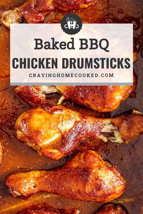 Coated in a delicious tangy no cook BBQ sauce and then baked to perfection, these Baked BBQ Chicken Drumsticks are absolutely scrumptious. #chicken #drumsticks #bbq #baked #recipe Baked Bbq Chicken Drumsticks, Chicken Drumstick Recipes Oven, Drumstick Recipes Oven, Bbq Drumsticks, Oven Baked Bbq Chicken, Bbq Chicken Drumsticks, Bbq Sauce Ingredients, Baked Recipe, Vinegar Chicken