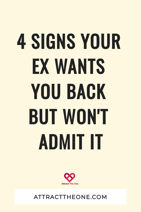 Wondering if your ex secretly wants you back? Here are 4 real signs he wants you back but won't admit it and why he won't do a grand gesture. Ex Wanting You Back Quotes, Won’t He Do It, Wishing Your Ex The Best Quotes, Ex Wants You Back Quotes, Ex Coming Back, Want You Back Quotes, Ex Quotes, Want You Back, Admit It