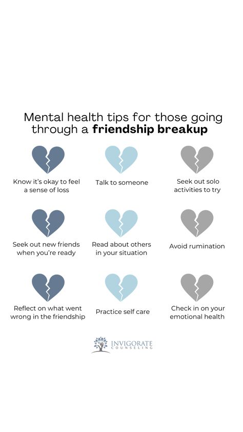 While friendship breakups are not discussed as often as romantic breakups, they unfortunately happen to everyone, and can hurt just as bad (or even worse) than a breakup with a romantic partner. Here are some tips that I hope can be of help if this is something you’re going through right now You will get through this ✨ Help With Breakup, How To Get Over A Friendship Breakup, How To Comfort A Friend After A Breakup, Friendship Breakup Aesthetic, Friendship Hurts, Psychology Says Quotes, Breakup Friendship, Friendship Heartbreak, Friendship Breakup Quotes