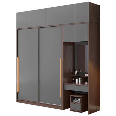 3 Door Sliding Wardrobe Design Bedroom, Cubbords Design, Cubbords Bedroom Design, Organization Wardrobe, Wardrobe Organization, Wall Wardrobe Design, Wooden Wardrobe Design, Wardrobe Design Modern, Almirah Designs