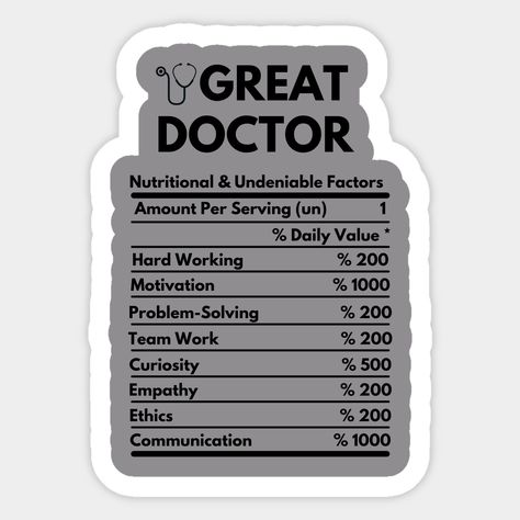 what takes to be great doctor -- Choose from our vast selection of stickers to match with your favorite design to make the perfect customized sticker/decal. Perfect to put on water bottles, laptops, hard hats, and car windows. Everything from favorite TV show stickers to funny stickers. For men, women, boys, and girls. Medical Stickers Doctors, Dr Stickers, Doctors Stickers, Med Stickers, Doctor Stickers, Medical Stickers, Medical Student Motivation, Medical Wallpaper, Mini Stickers