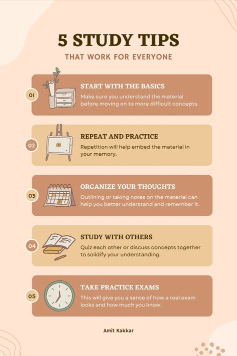 Amit Kakkar Study Tips Study Sessions Planner, School Study Ideas, Exam Study Tips, Best Study Tips, Study Tips For Students, Effective Study Tips, Exams Tips, Study Techniques, Study Schedule