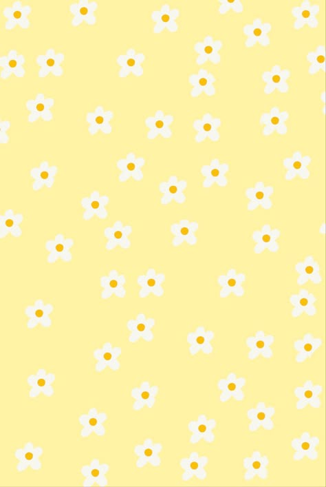 Yellow Daisy Wallpaper, Daisy Wallpaper, Simple Wallpapers, Yellow Background, استوديو الصور, Daisy, Yellow, Quick Saves, Color