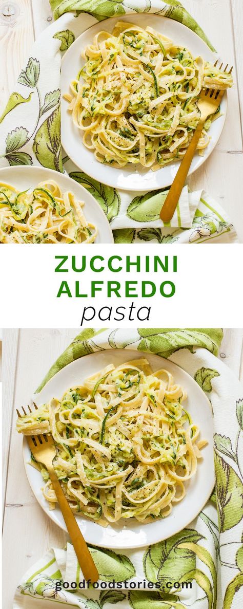 Zucchini Lemon Alfredo, Zucchini Cream Pasta, Pasta And Zucchini Recipes Healthy, Zucchini Alfredo Pasta, Zucchini And Pasta Recipes, Zucchini Pasta Vegan, Vegan Zucchini Pasta, Alfredo With Zucchini, Zucchini Alfredo