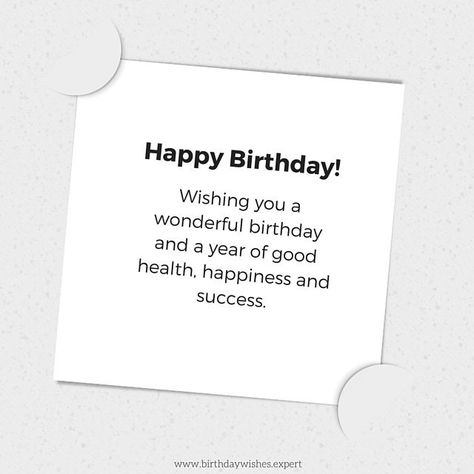 Birthday Wishes Motivational, Birth Wishes, Birthday Wishes For Coworker, Hbd Wishes, Happy Birthday Note, Birthday Wishes For Teacher, Happy Birthday 19, Wish Happy Birthday, Formal Quotes