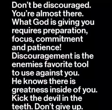 Love this! Vertrouw Op God, Dont Be Discouraged, Spiritual Inspiration, Quotes About God, Words Of Encouragement, Faith Quotes, God Is, Great Quotes, The Words